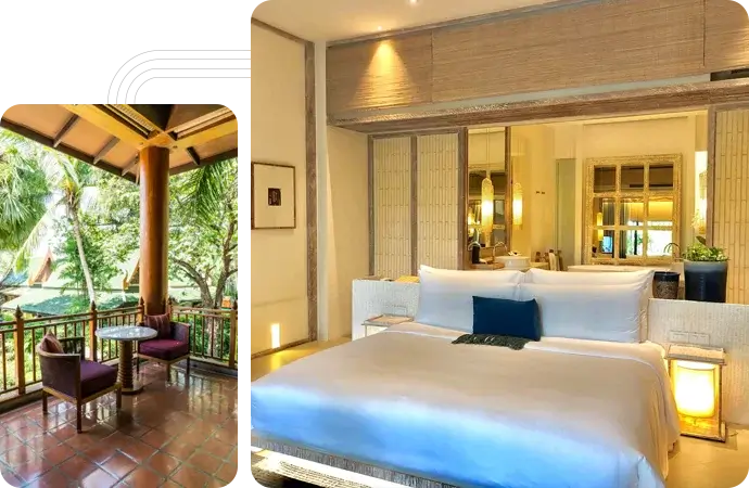 Green Palli resorts room features